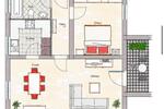 Etagenwohnung Gerolzhofen - 2 Zimmer, 60 m&sup2;, 198.000&euro; | Angebot:26855943