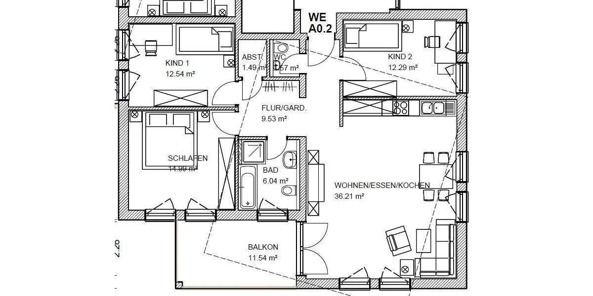 Etagenwohnung Bad Camberg / Erbach Erbach - 4 Zimmer, 96 m&sup2;, 413.000&euro; | Angebot:25690483
