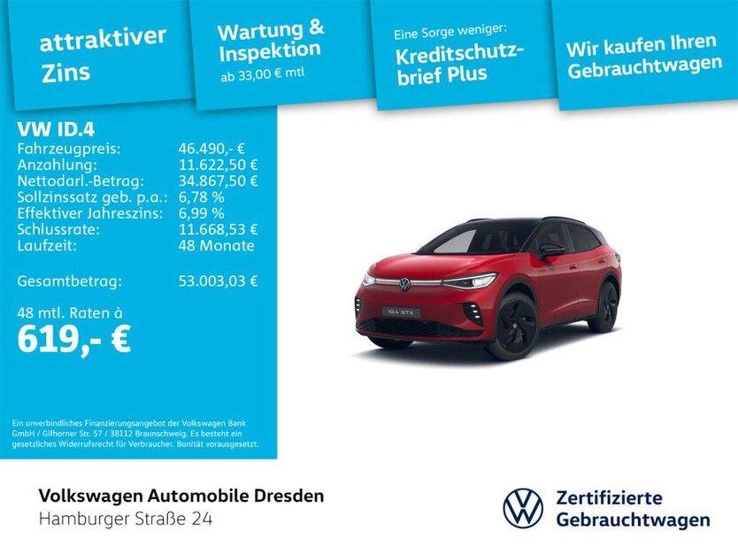 VW ID.4 10.816 km 46.490 € Dresden 01067