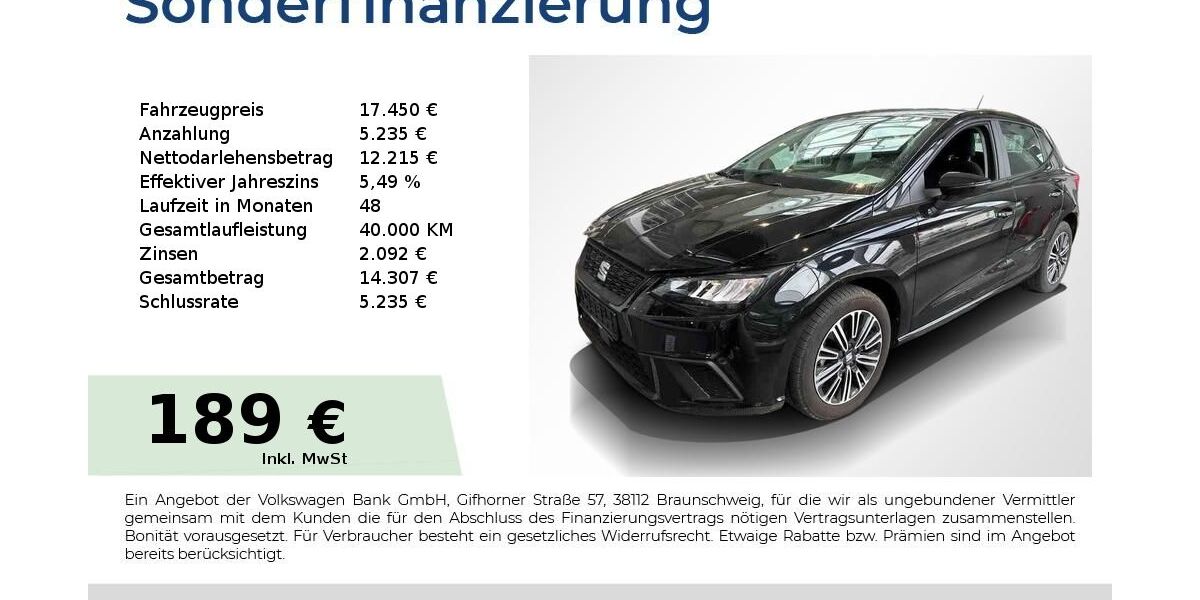 Seat Ibiza 17.650 km 17.450 &euro; Nürnberg 90441