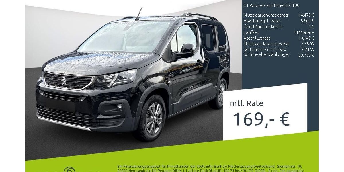 Peugeot Rifter 28.217 km 19.970 &euro; Bocholt 46395