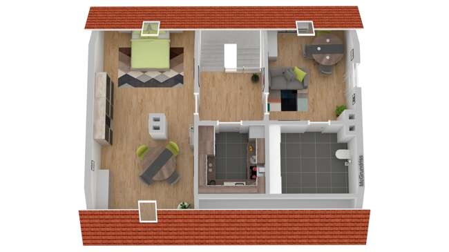 Etagenwohnung Roßtal - 2 Zimmer, 49 m&sup2;, 350&euro; | Angebot:27306399