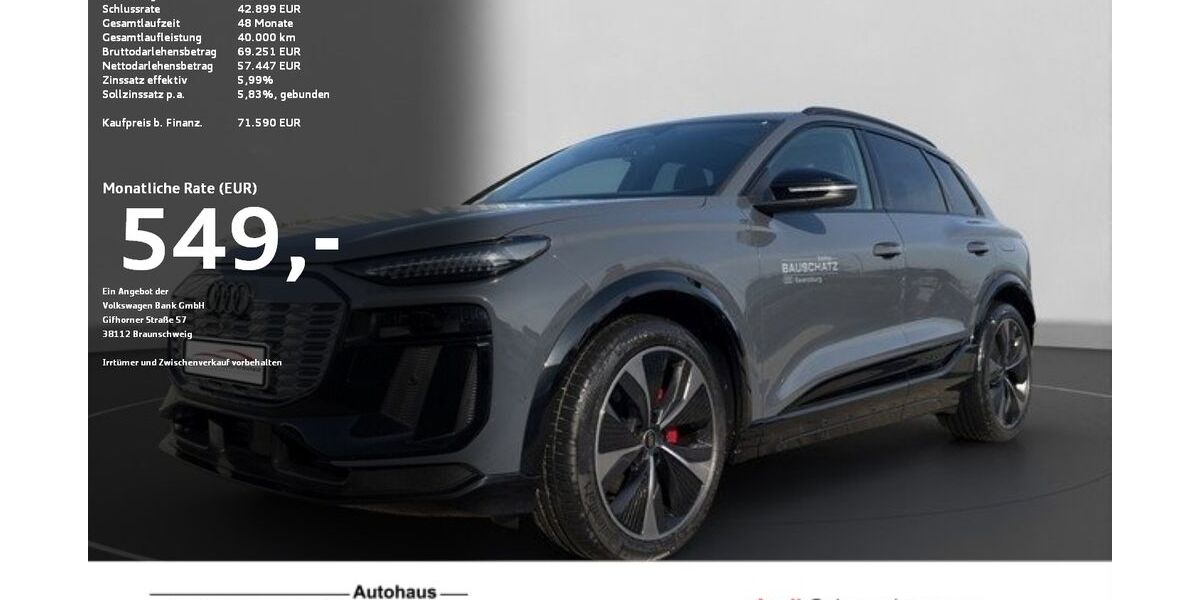 Audi Q6 e-tron 22.900 km 71.590 &euro; Ravensburg 88214
