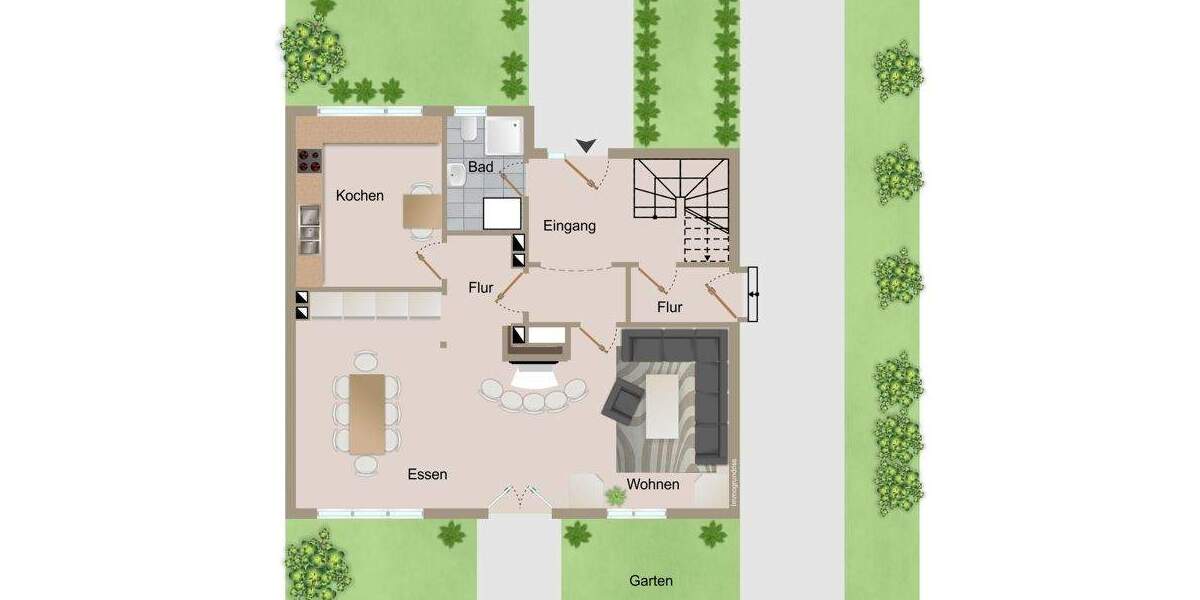 Doppelhaushälfte Jever - 4 Zimmer, 138 m&sup2;, 275.000&euro; | Angebot:25730053