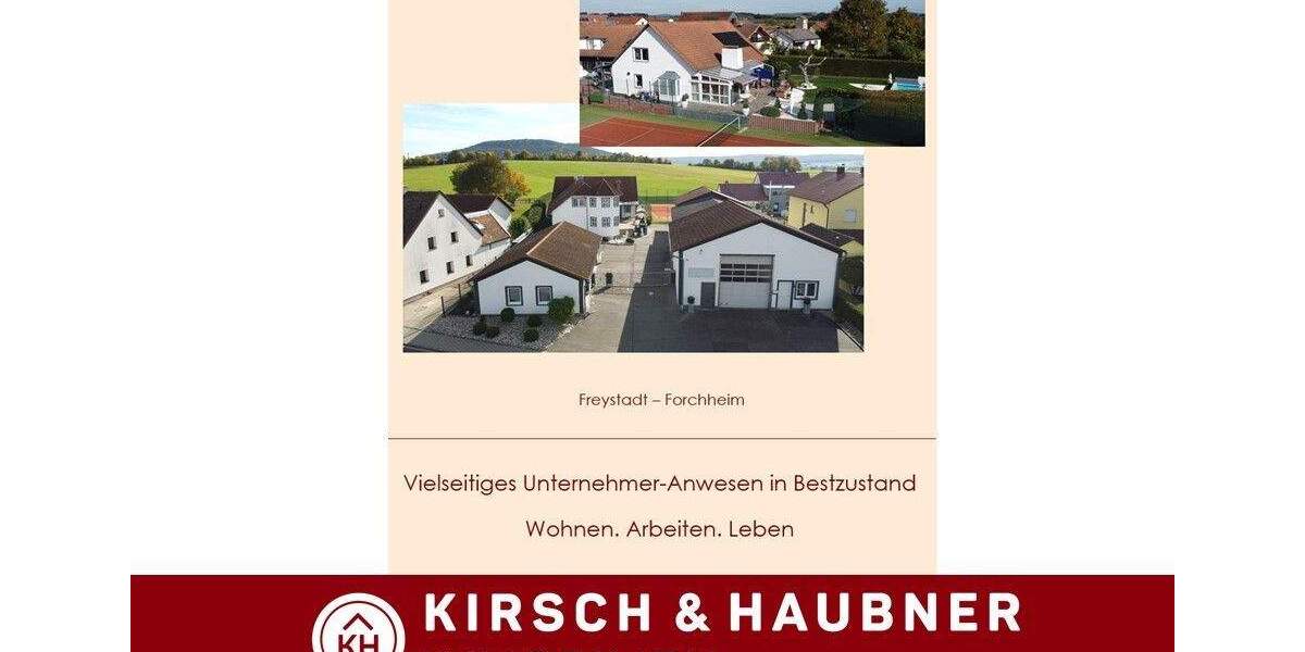 Vielseitiges Unternehmer-Anwesen in Bestzustand! Wohnen. Arbeiten. Leben. Freystadt - Forchheim 9 zimmer