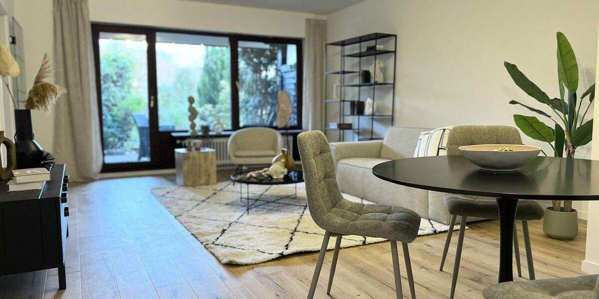 Provisionsfrei, bezugsfrei: Modern, hell & hochwertig saniert - 3 Zimmer mit Garten 3 zimmer