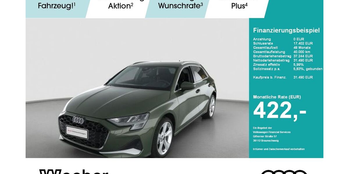 Audi A3 7.753 km 31.490 &euro; Herrenberg 71083