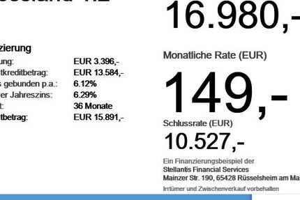 Opel Crossland (X) 35.500 km 16.980 &euro; Augsburg 86159