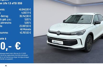 VW Tiguan 1.100 km 39.840 &euro; Wolfenbüttel 38304