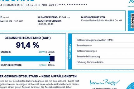 Smart ForTwo 43.944 km 11.670 &euro; Königsbrunn 86343