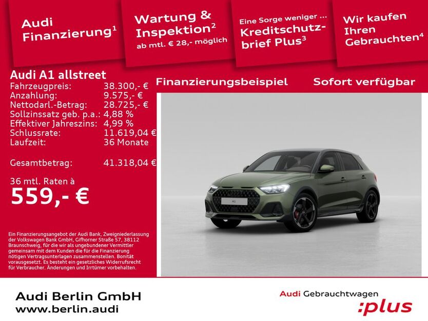 Audi A1 6.001 km 37.800 € Berlin 12489