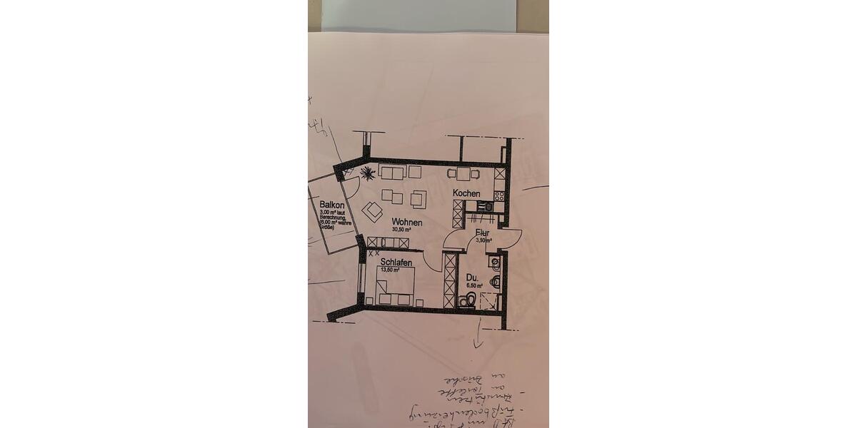 Etagenwohnung Wedemark - 2 Zimmer, 57 m&sup2;, 1.080&euro; | Angebot:26635003