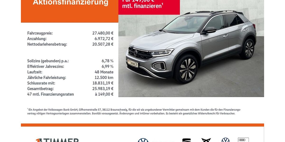 VW T-Roc 29.999 km 27.480 &euro; Lingen 49808