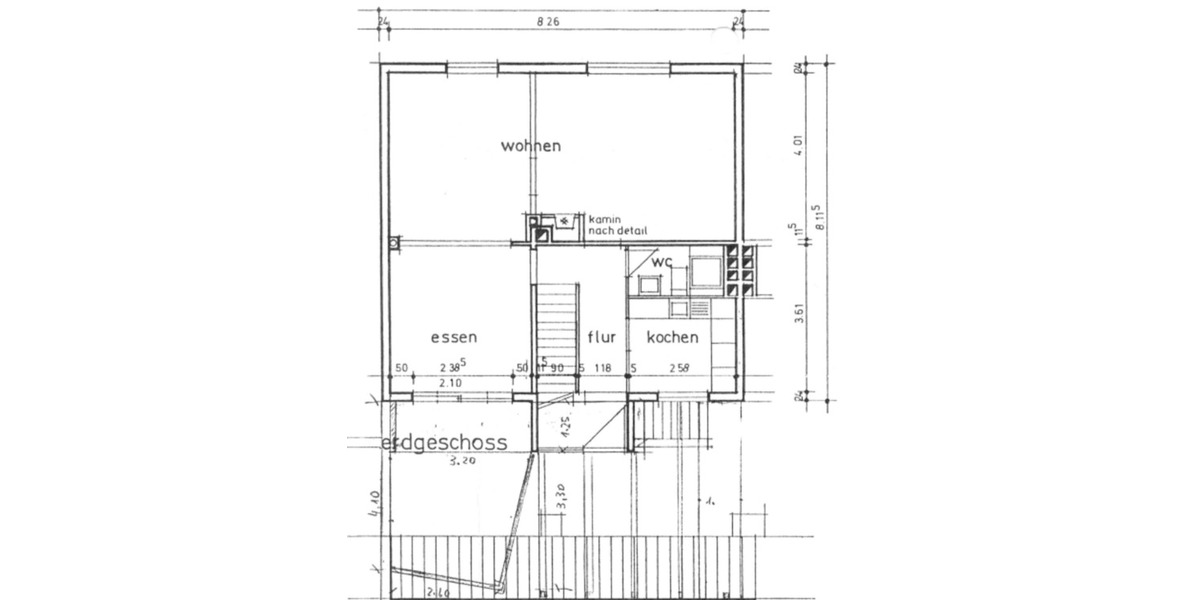 Reihenmittelhaus mit Entwicklungspotenzial – entkernt & frei plan 5 zimmer