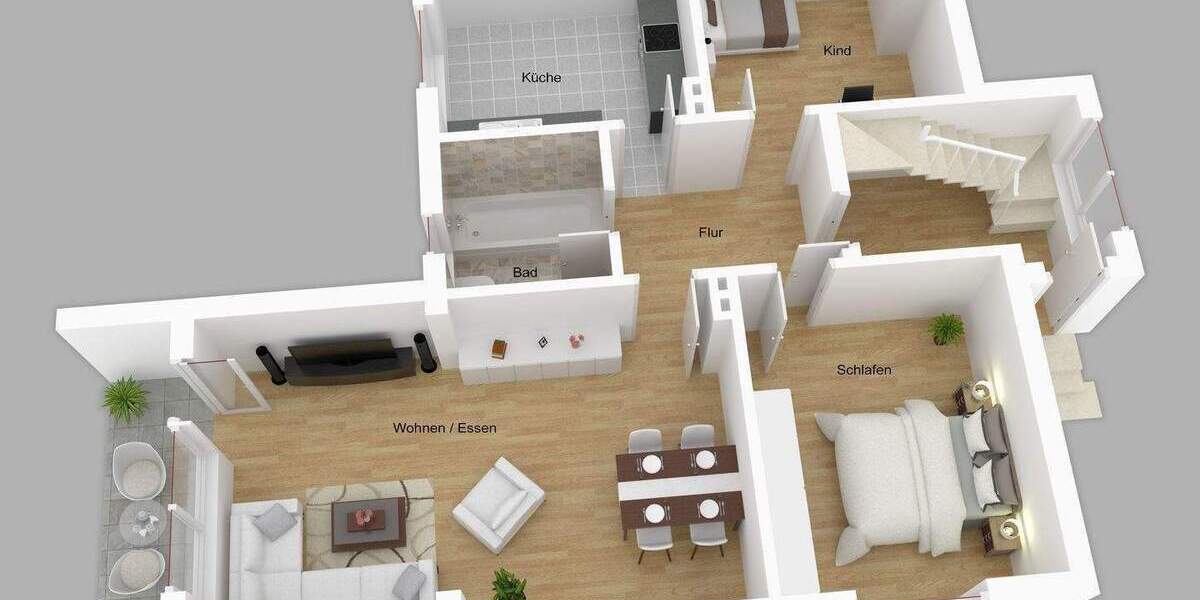 Gepflegtes Zweifamilienhaus mit großem Wintergarten in idyllischer Lage von Bad Münder-Böbber 6 zimmer