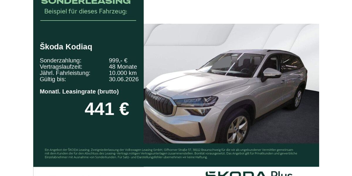 Skoda Kodiaq 17.466 km 42.960 &euro; Neu-Ulm 89231