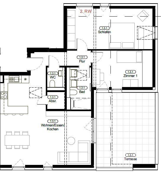 Einfamilienhaus Remseck am Neckar - 3 Zimmer, 97 m&sup2;, 1.795&euro; | Angebot:24982419