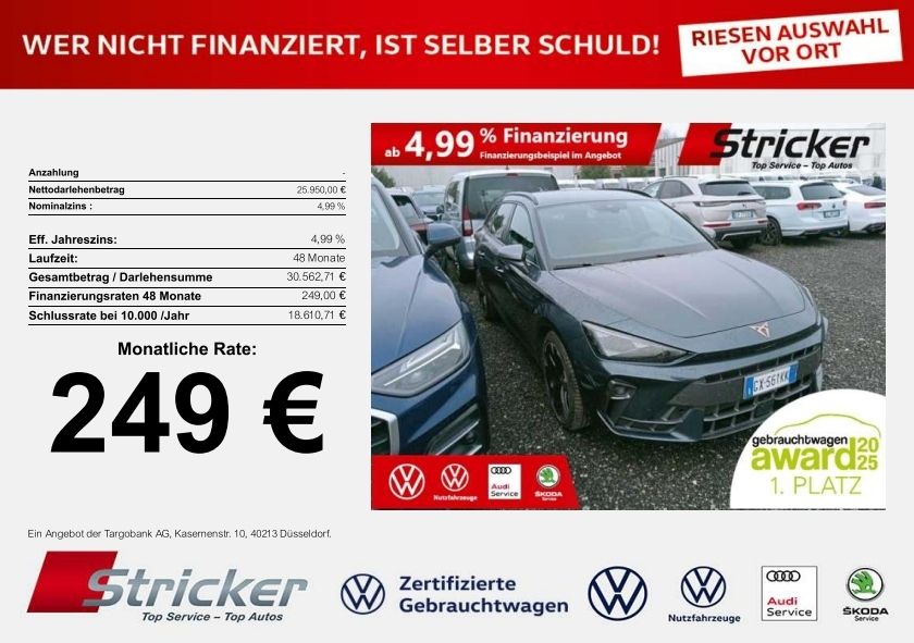 Cupra Leon 19.864 km 25.949 &euro; Horn-Bad Meinberg 32805