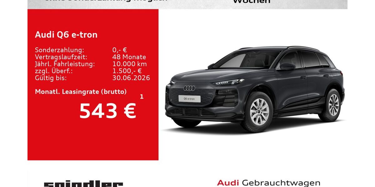 Audi Q6 e-tron 7.000 km 53.480 &euro; Würzburg 97076