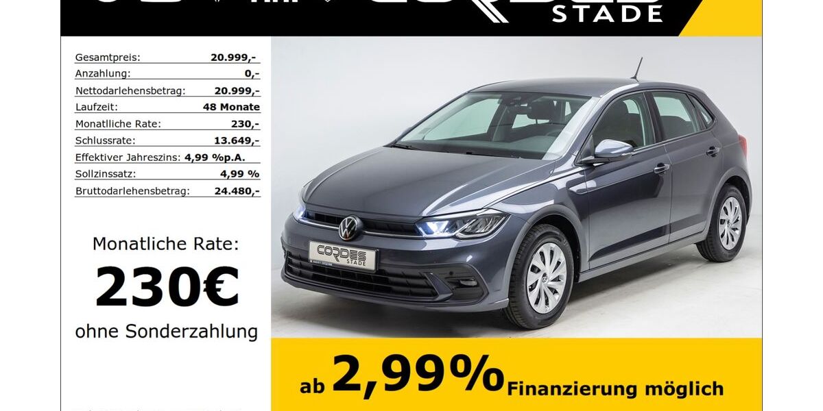 VW Polo 20.525 km 20.845 &euro; Stade 21680