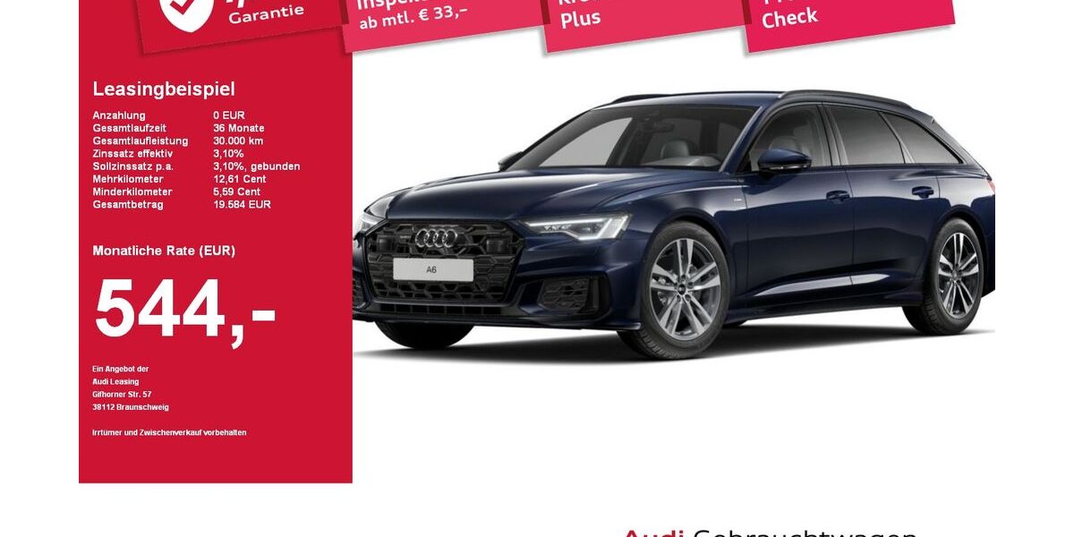 Audi A6 25.989 km 54.550 &euro; Plattling 94447