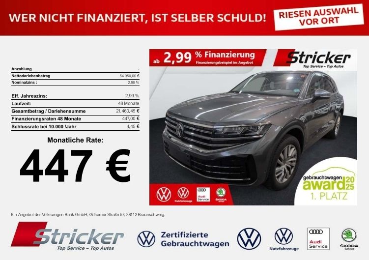 VW Touareg 23.964 km 54.949 &euro; Detmold 32760