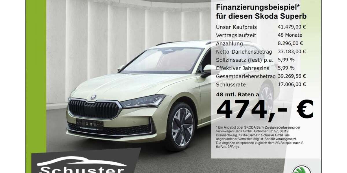 Skoda Superb 6.047 km 41.479 &euro; Ruhstorf 94099