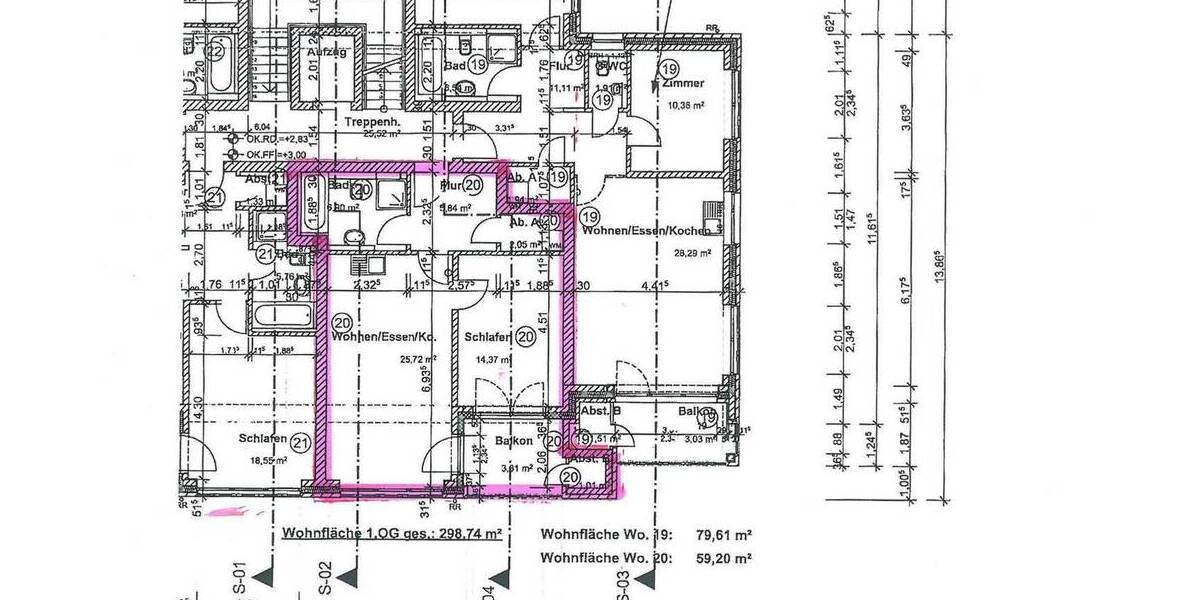 Etagenwohnung Winsen Luhe Winsen - 2 Zimmer, 59 m&sup2;, 800&euro; | Angebot:26450189