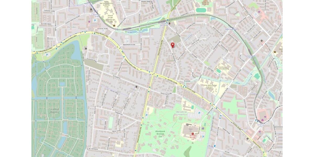 Erdgeschoßwohnung Bremen Oberneuland - 1 Zimmer, 43 m&sup2;, 112.500&euro; | Angebot:24991870