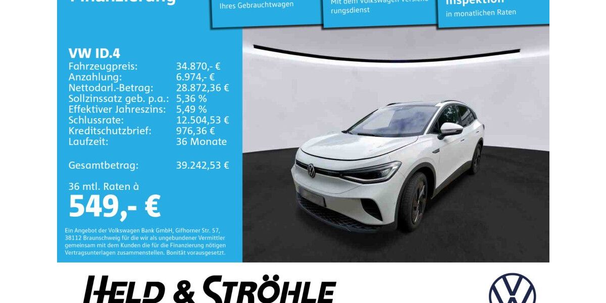 VW ID.4 21.975 km 34.870 &euro; Neu-Ulm 89231