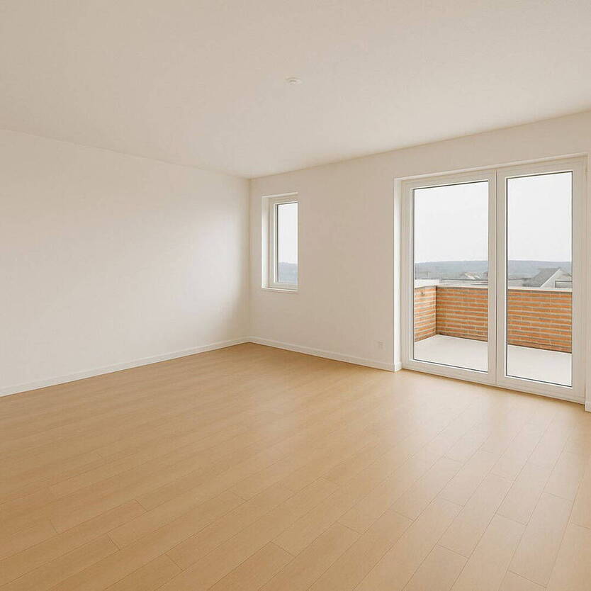 Erstbezug nach Sanierung: 1-Zimmer-Wohnung in Maintal Bischofsheim mit Skylineblick und Einbauküche