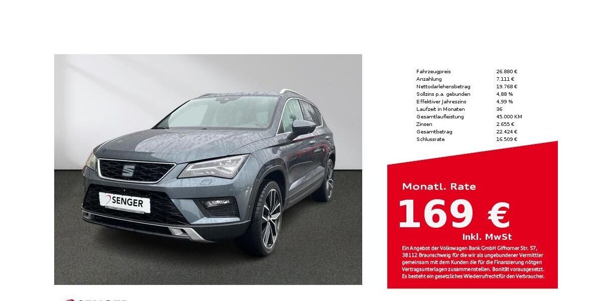 Seat Ateca 68.256 km 26.880 &euro; Bielefeld 33609