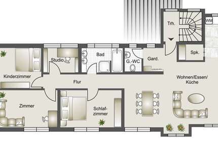 Wohnung Pfedelbach / Untersteinbach Untersteinbach - 5 Zimmer, 113 m&sup2;, 329.000&euro; | Angebot:23759155