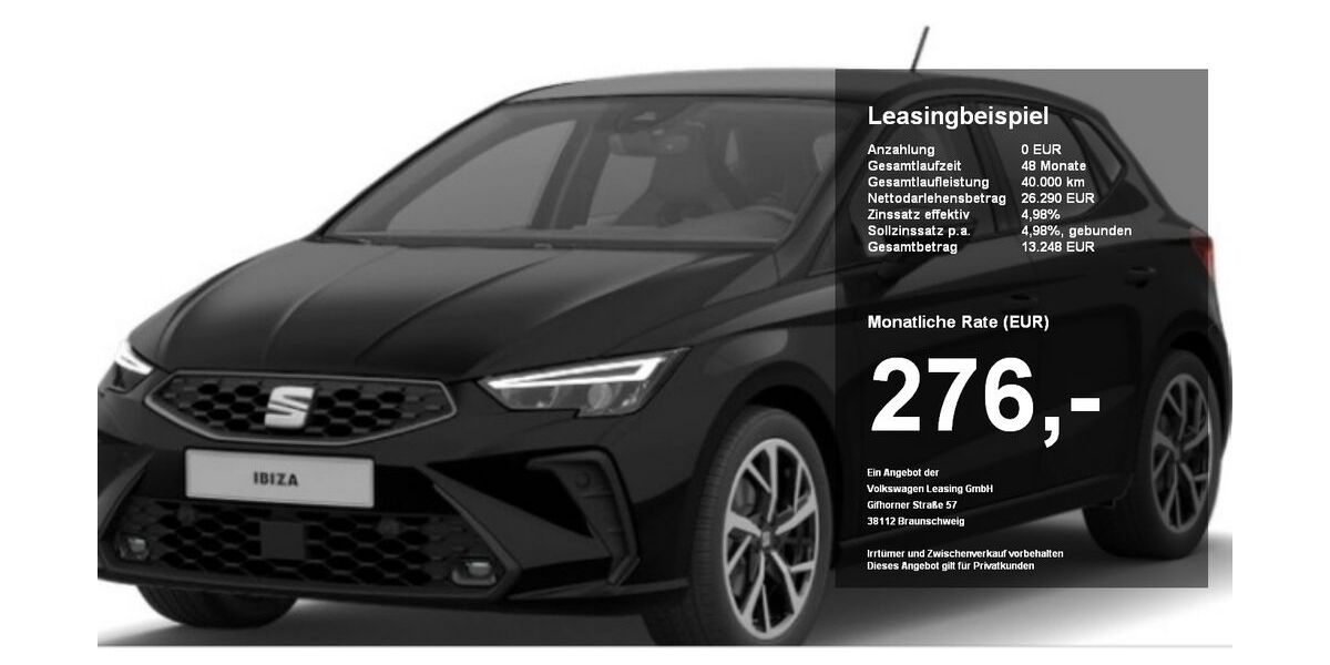 Seat Ibiza 5.300 km 26.290 &euro; Plattling 94447