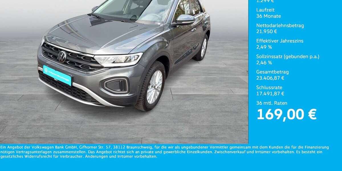 VW T-Roc 9.341 km 23.249 € Dortmund-Marten 44379