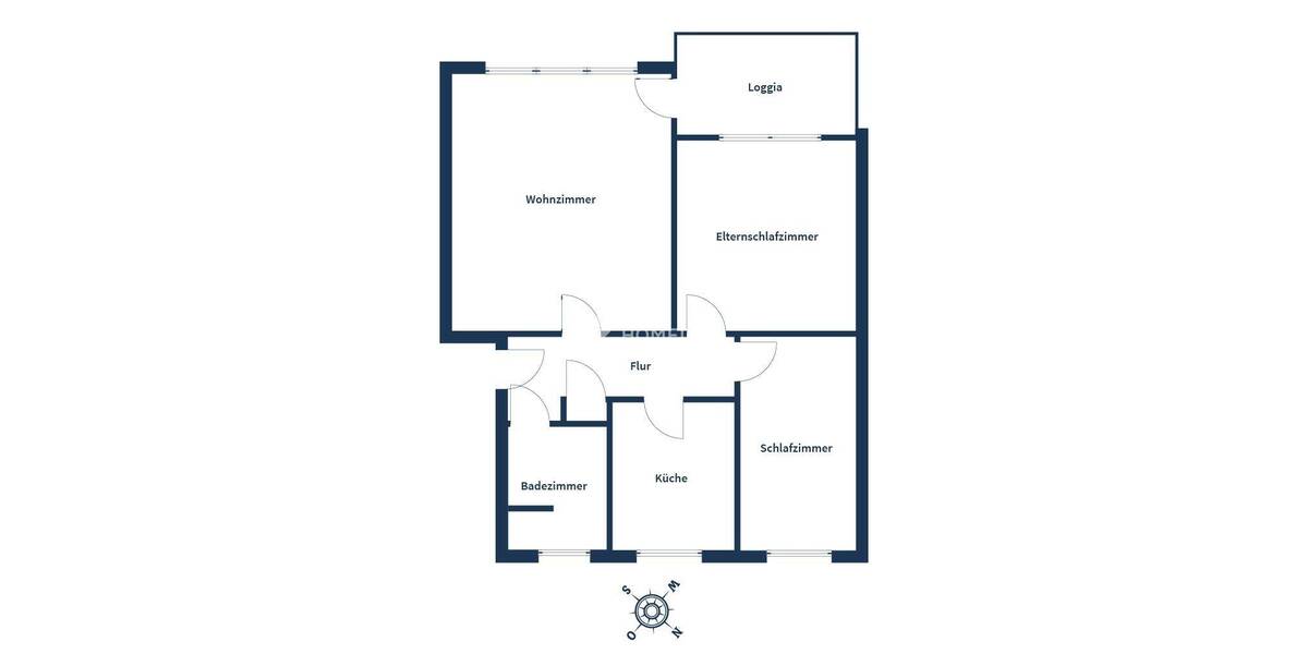 Etagenwohnung Bad Zwischenahn Bad Zwischenahn II - 3 Zimmer, 68 m&sup2;, 219.000&euro; | Angebot:26875200