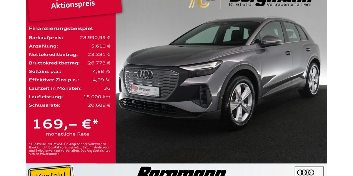Audi Q4 e-tron 45.357 km 28.991 &euro; Krefeld 47803