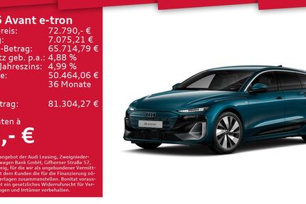Audi A6 e-tron 6.774 km 70.890 &euro; Dresden 01169