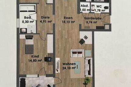 3,5 Zimmer-Wohnung zentral in Aalen provisionsfrei 3.5 zimmer