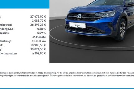 VW Taigo 2.755 km 27.479 &euro; Leinefelde-Worbis/DE 37327
