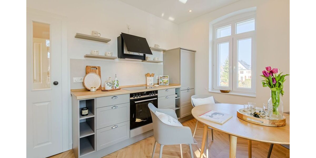 Traumwohnung mit Balkon, Kamin und Einbauküche in Naunhof - Appartement Naunhof | Angebot:26786206