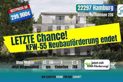 Wohnung Hamburg Alsterdorf - 3 Zimmer, 719.900&euro; | Angebot:26686048