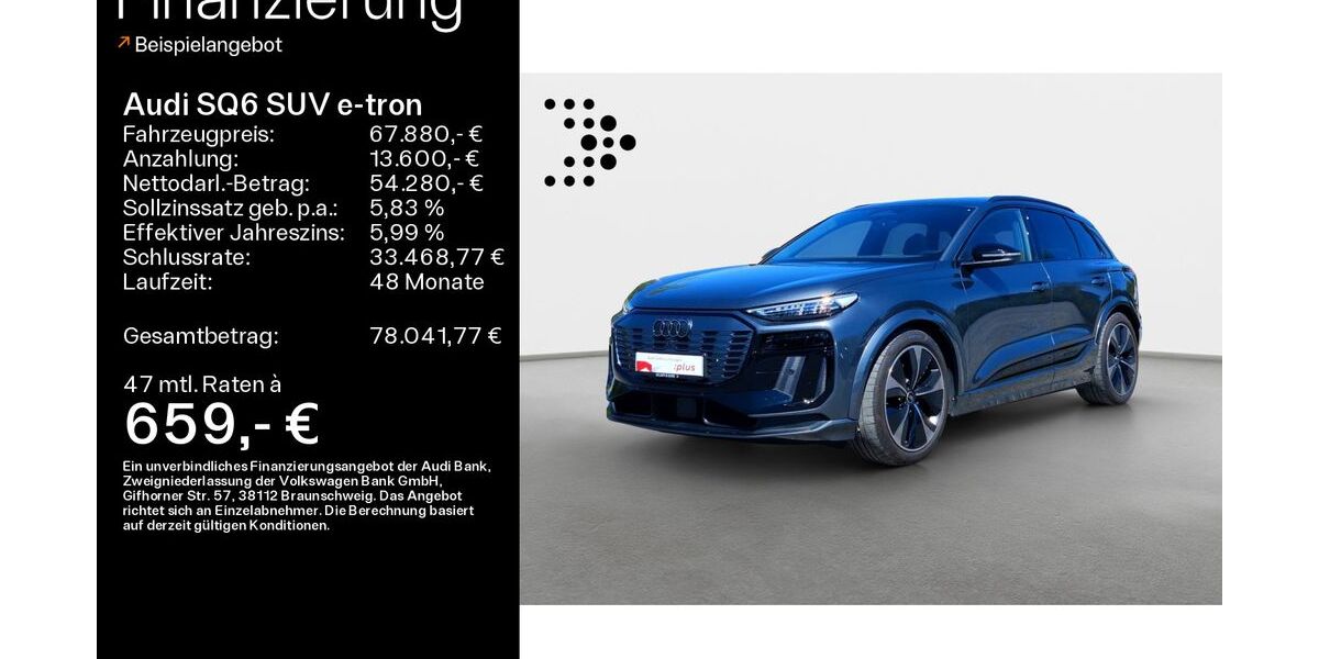 Audi SQ6 e-tron 30.650 km 67.880 &euro; Coburg 96450