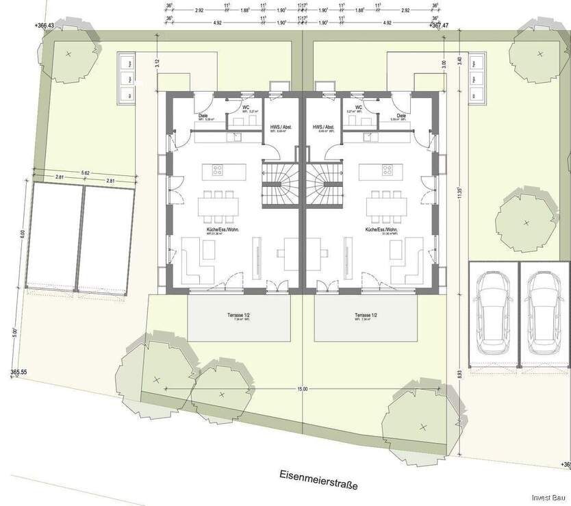 Neubau DHH in Toplage in Abensberg 5 zimmer