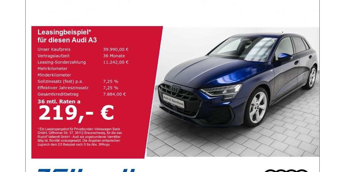 Audi A3 1.250 km 39.990 &euro; Holzminden 37603