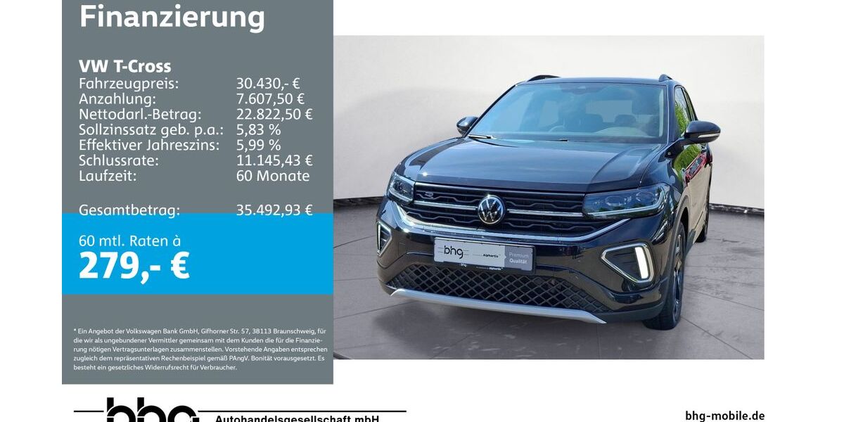 VW T-Cross 7.466 km 30.430 &euro; Reutlingen 72770