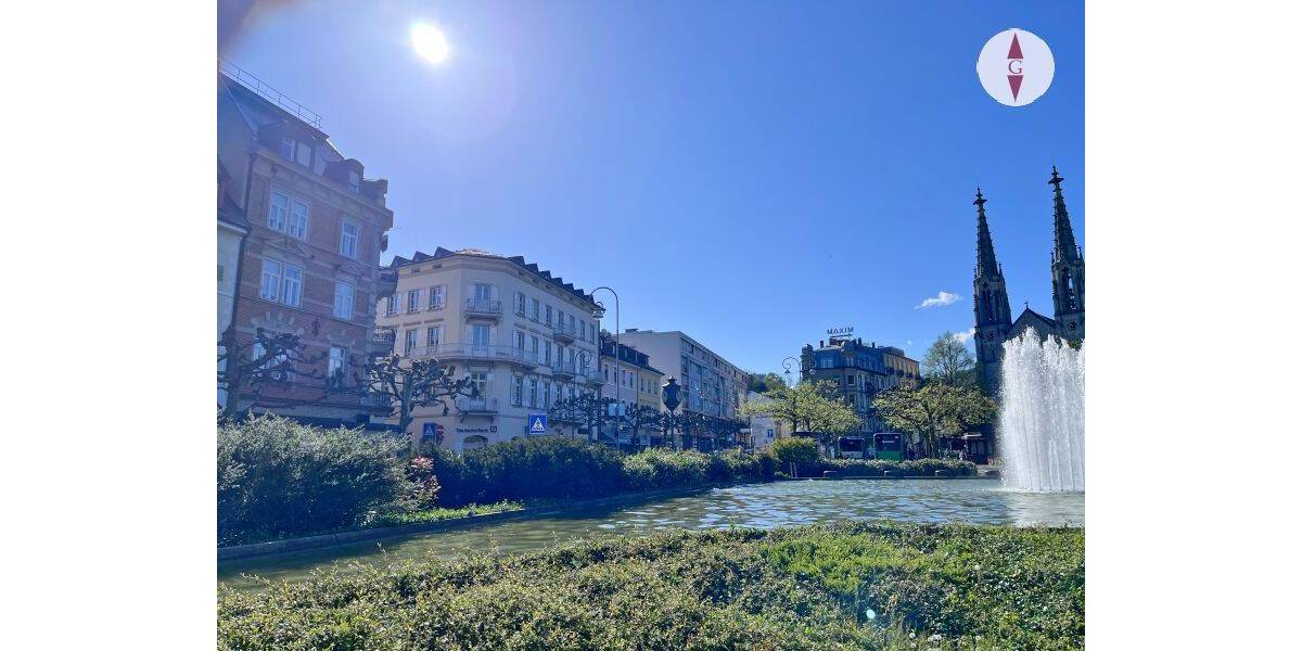 Etagenwohnung Baden-Baden Innenstadt - 2 Zimmer, 128 m&sup2;, 1.480&euro; | Angebot:26389344