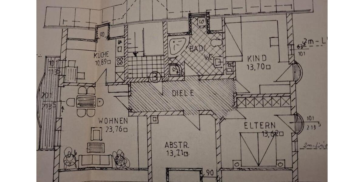 Dachgeschoßwohnung Hauzenberg - 4 Zimmer, 85 m&sup2;, 650&euro; | Angebot:25456498