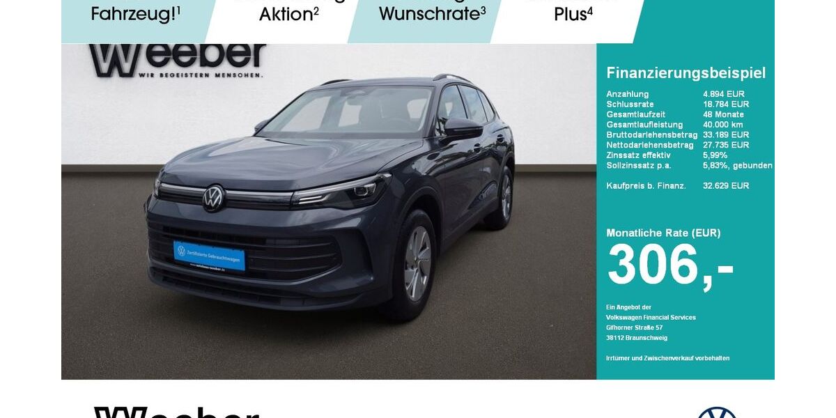 VW Tiguan 9.399 km 32.379 &euro; Calw 75365