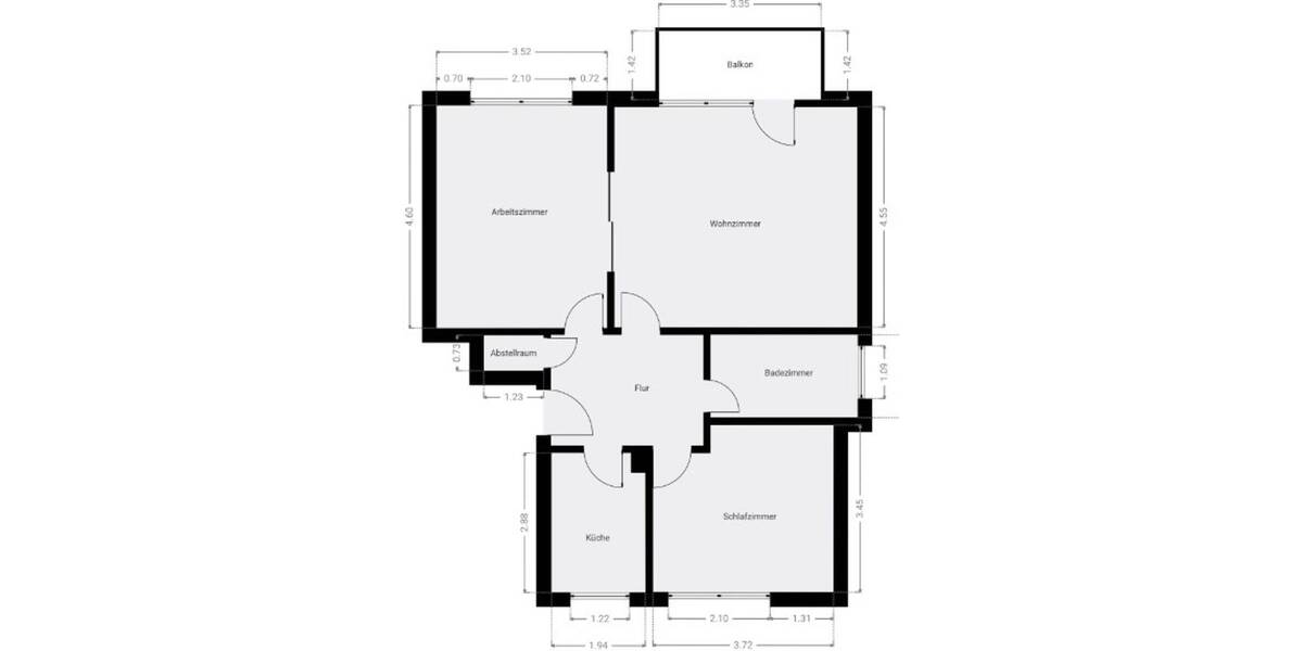 Etagenwohnung Mühlheim am Main Mühlheim - 3 Zimmer, 72 m&sup2;, 249.900&euro; | Angebot:26758938